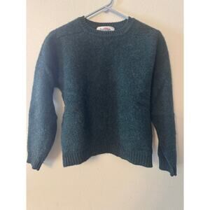 Vintage Teal Antartex 100% wool sweater women's medium